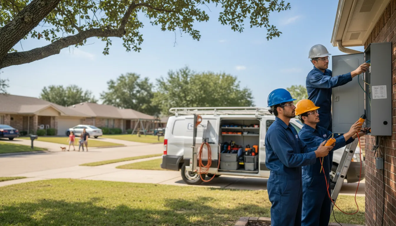 Certified electrician providing emergency electrical services in Waterflow, NM